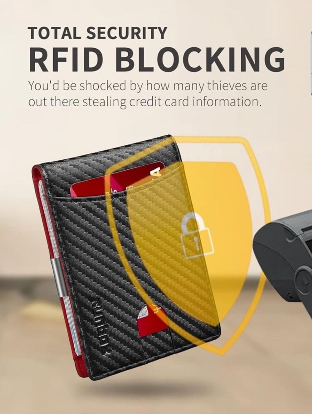 WALLET RFID BLOCKING CARD HOLDER